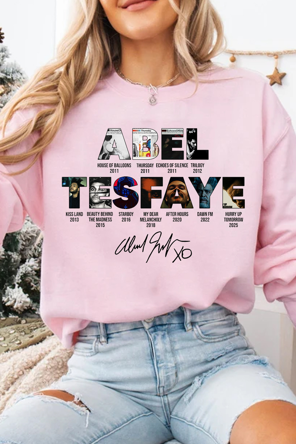 abeltesfaye Theweeknd Women Sweatshirt