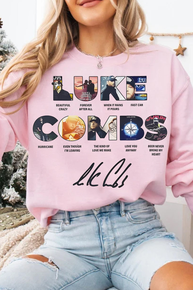 Luke Combs Women Long-Sleeved Sweatshirt