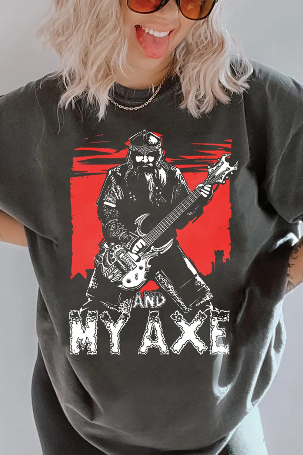 Gimli And My Axe Lord Of The Rings Vintage MEN T-Shirt