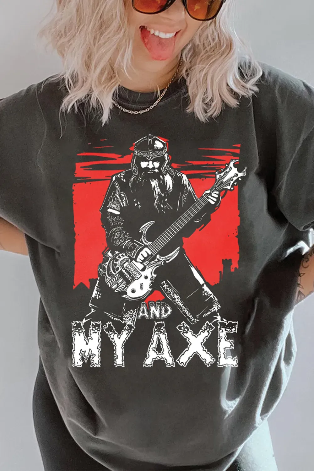 Gimli And My Axe Lord Of The Rings Vintage MEN T-Shirt
