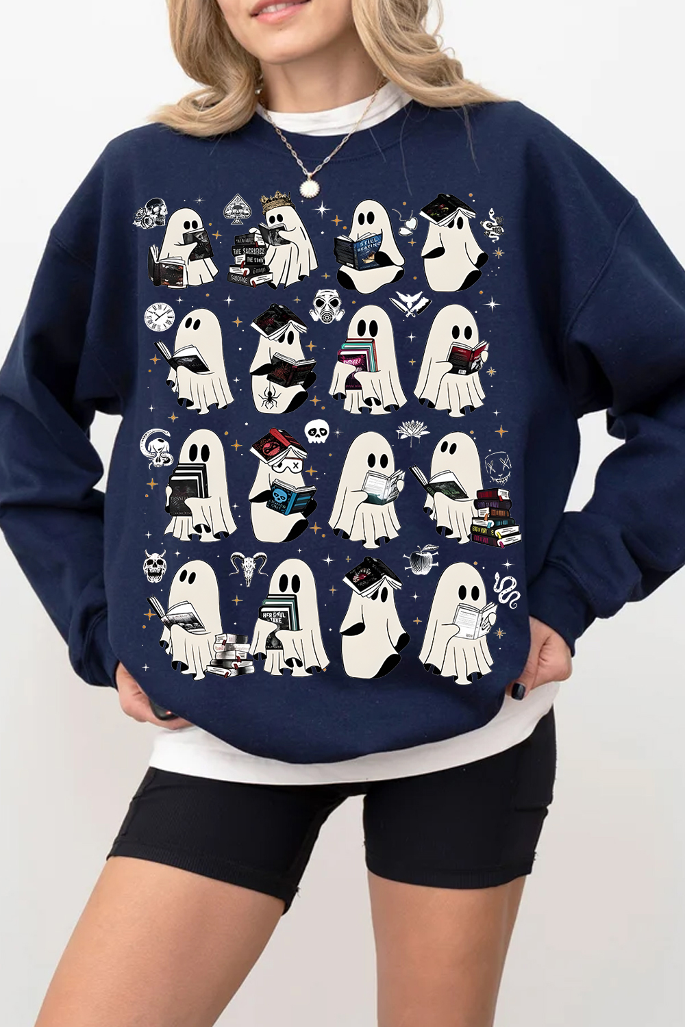 Ghost Reading Dark Romance Novels sweatshirts