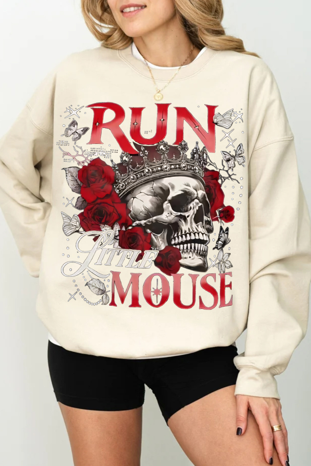 spicybooktok skull ladies sweatshirt