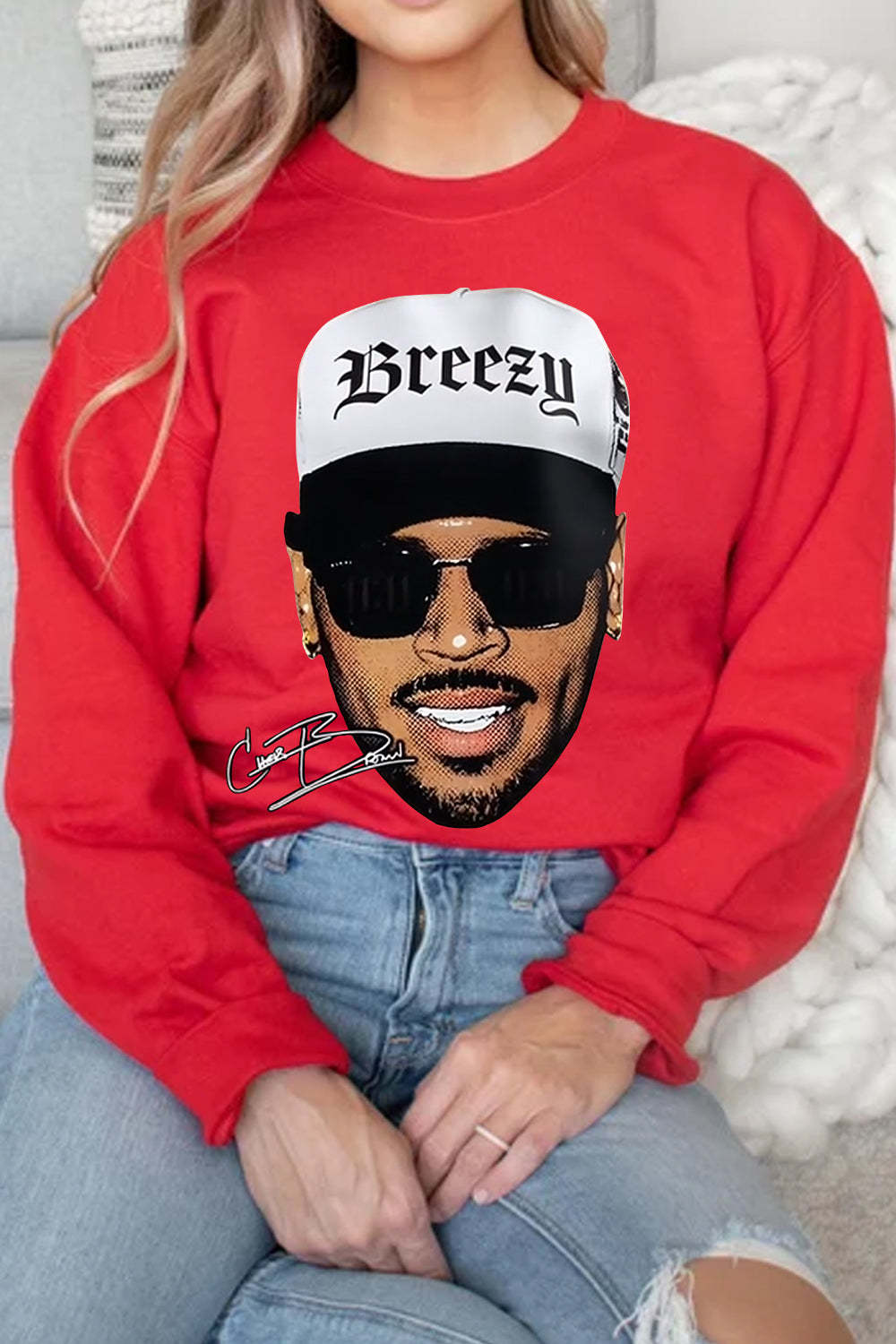 Breezy Chris Brown Merch Sweatshirt For Women