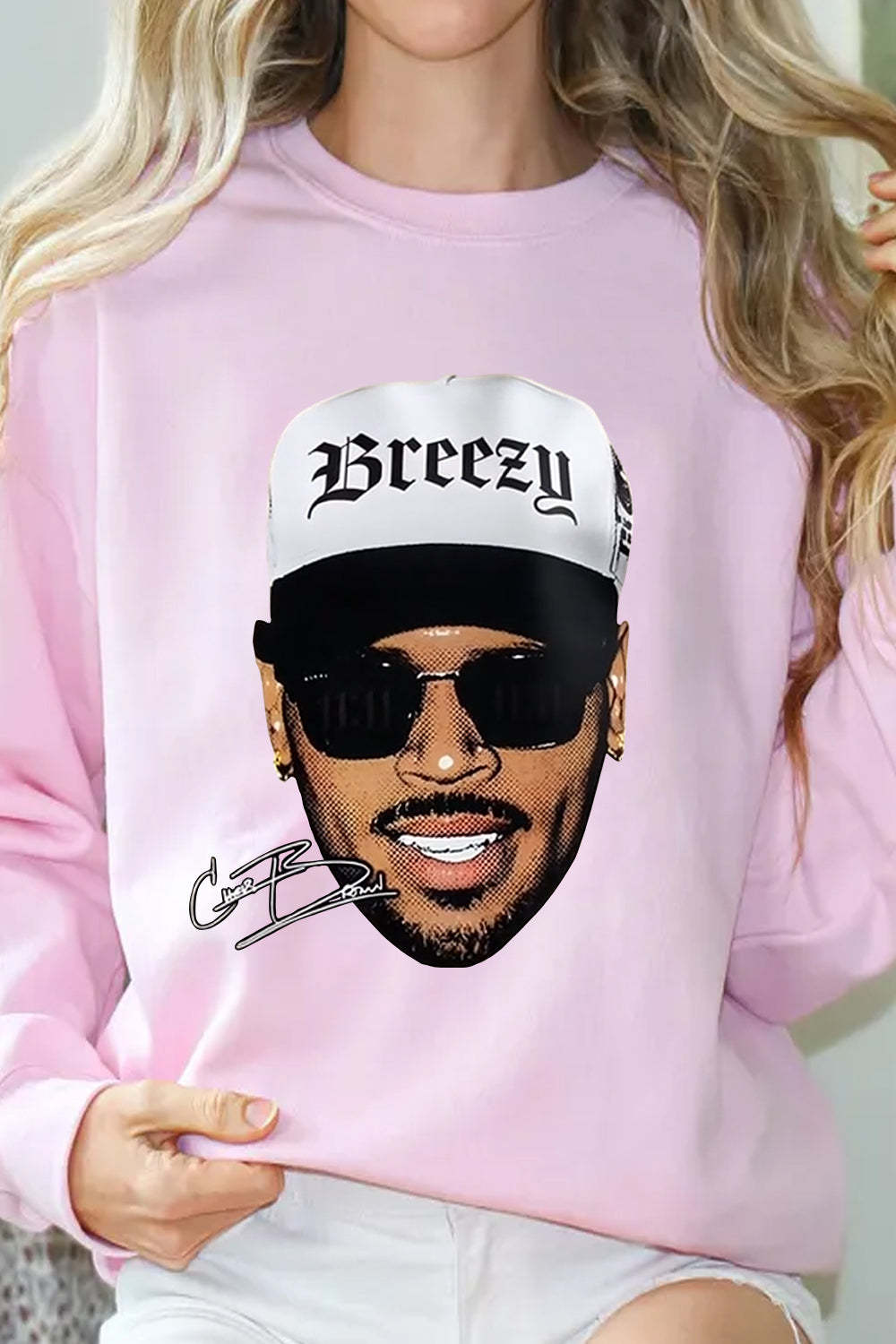Breezy Chris Brown Merch Sweatshirt For Women
