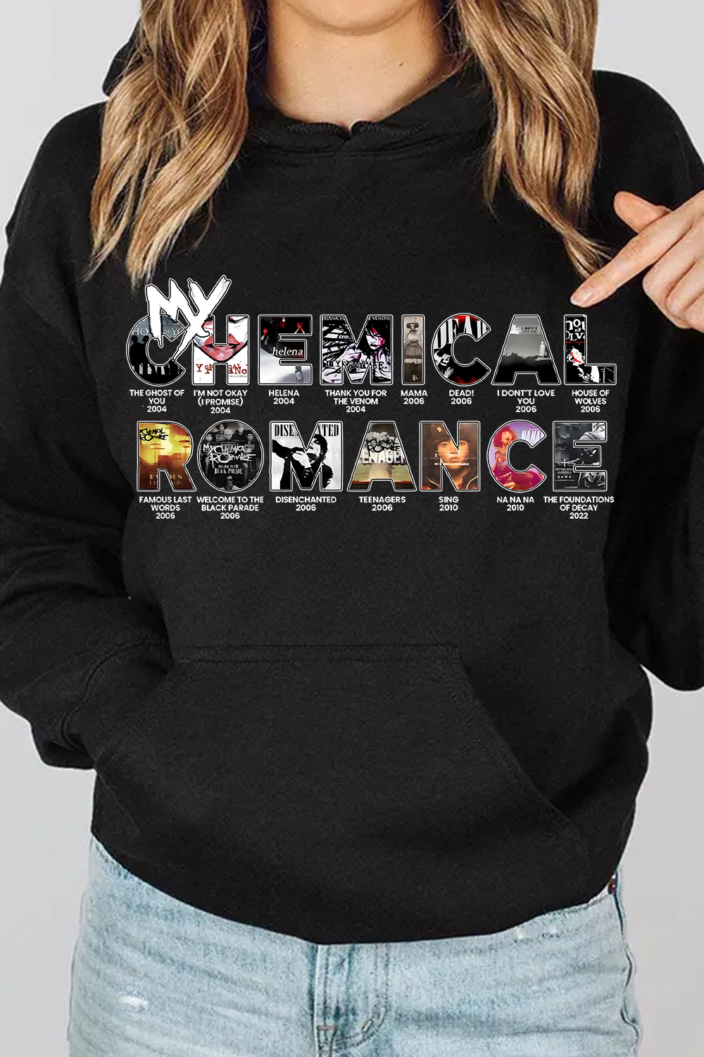 MCR concert 2025 hoodie For women