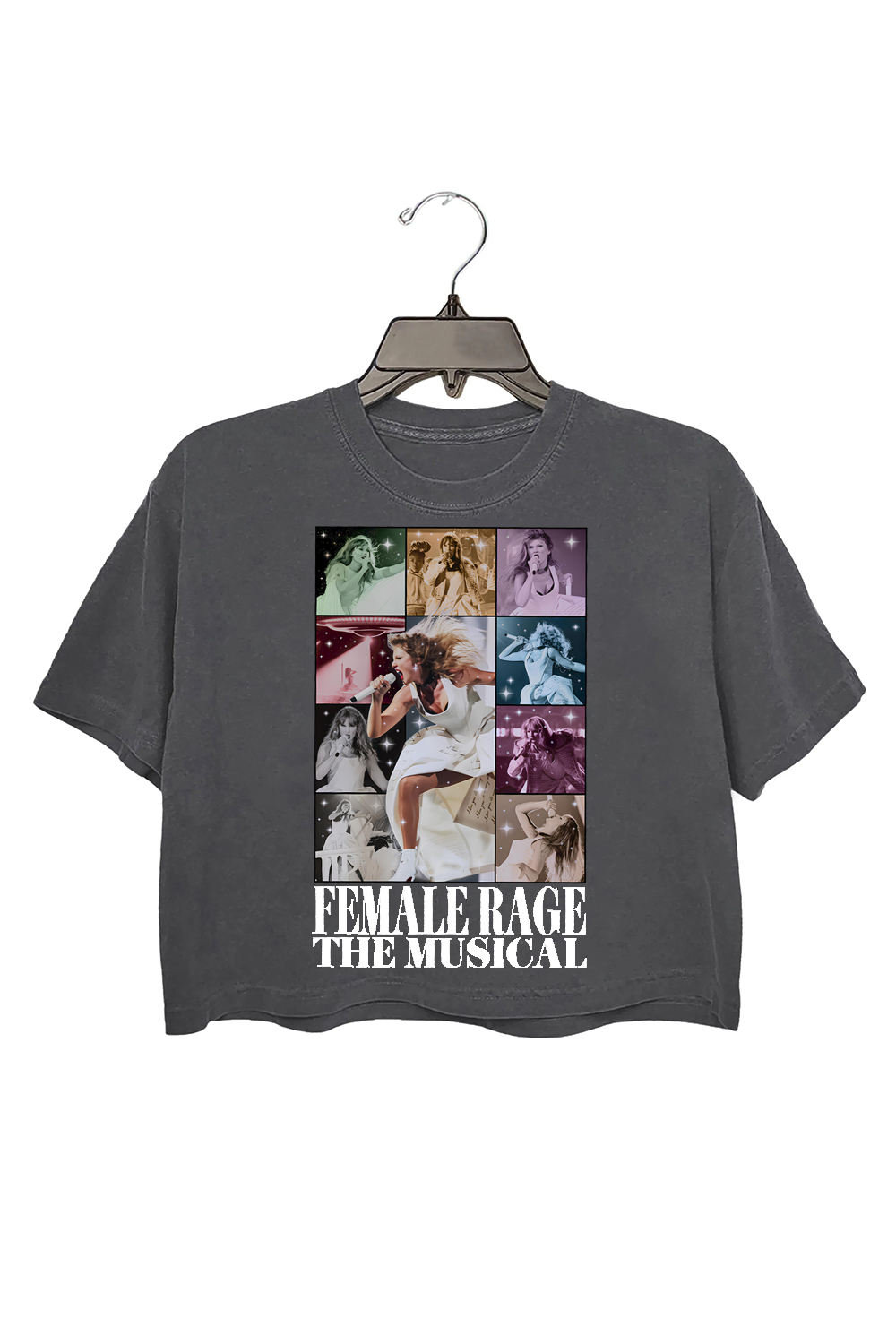 Taylor Swift Female Rage The Musical Crop Top