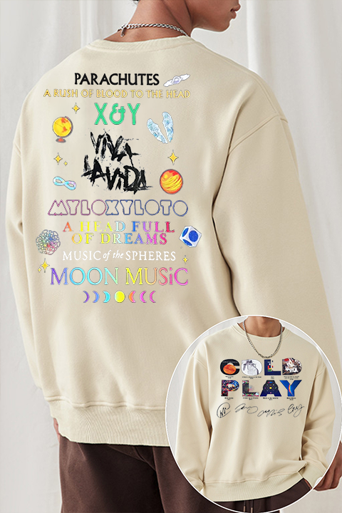 Coldplay shirt Both Side Sweatshirt