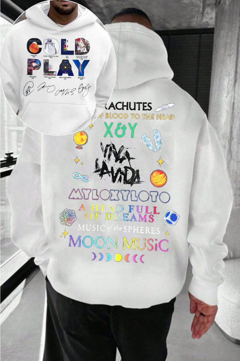 Coldplay shirt Both Side Hoodie