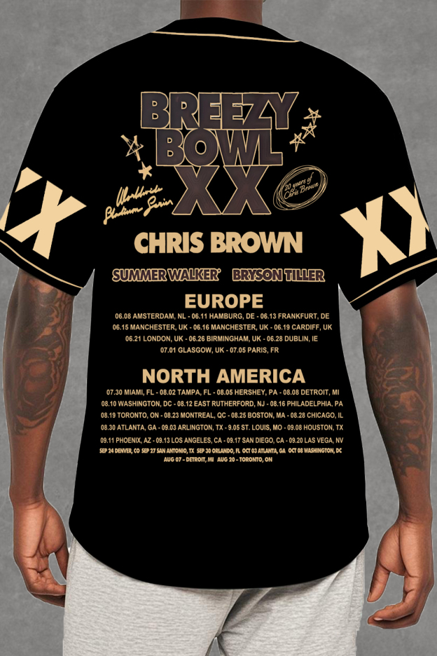 CB Bowl XX World Tour 2025 Baseball Jersey