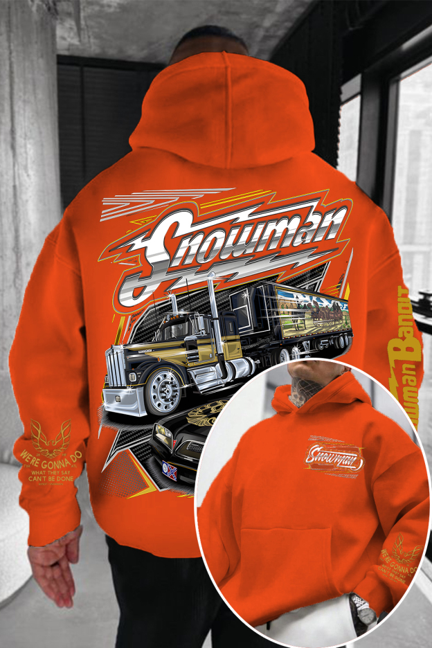 Snowman C.B. Radio Trucker Hoodie – Smokey and The Bandit 2-Side Movie Pullover