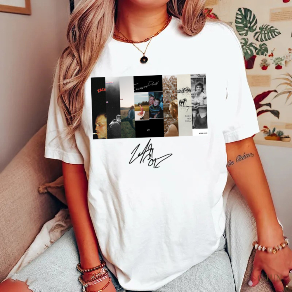 Zach Bryan Collection With Signature  Shirts