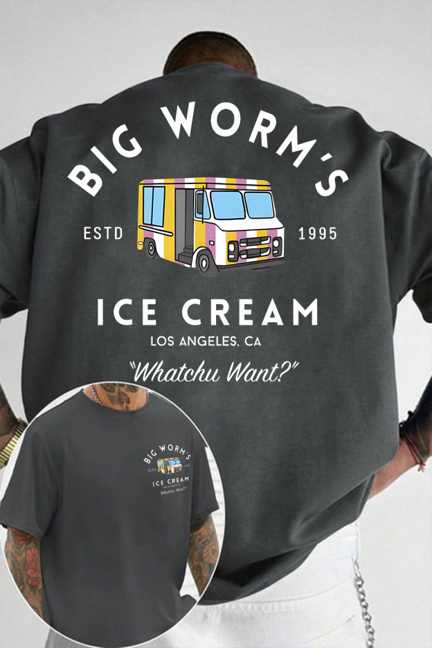 Big Worm's Ice Cream Shirt