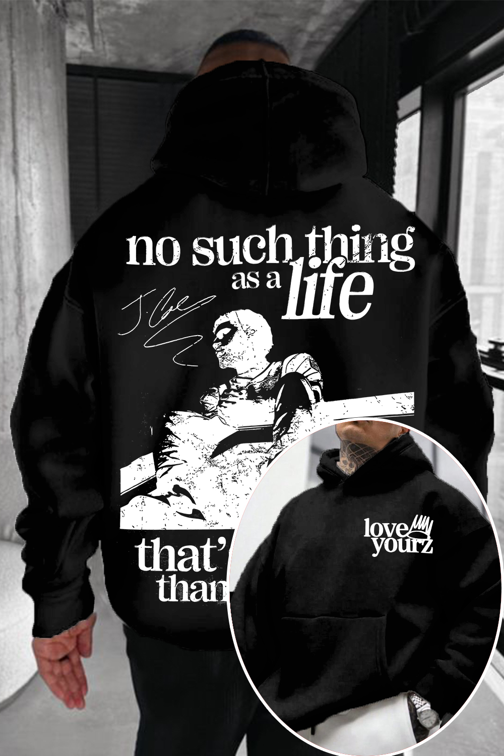 J Cole Hoodie 🔥 Love Yourz Hoodie – No Such Thing As A Life That's Better Than Yourz Vintage Hip Hop Hoodie