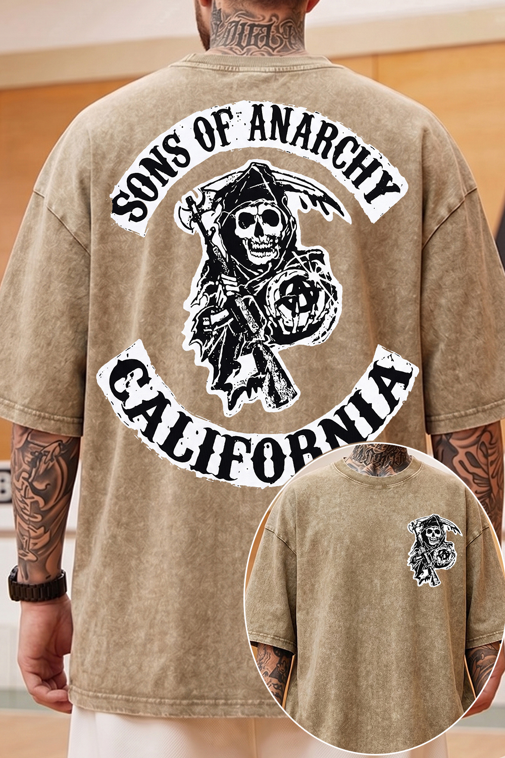 Sons Of Anarchy Washed Cotton Tee