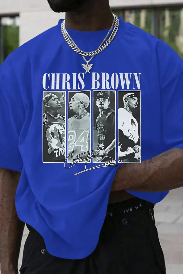 Chris Brown Concert Merch Tee For Men
