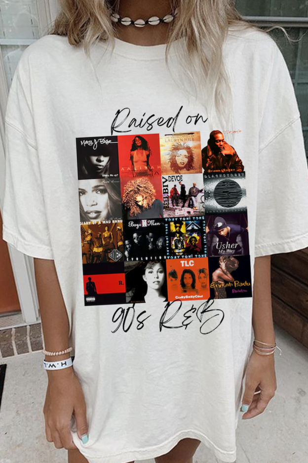90's Music Print T-Shirt