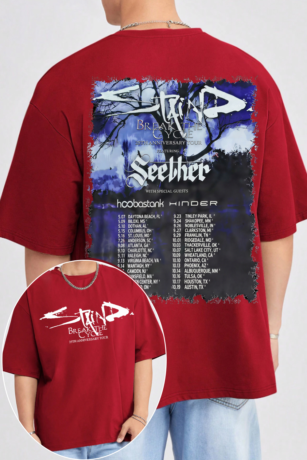 Staind Band Aaron Lewis Tee