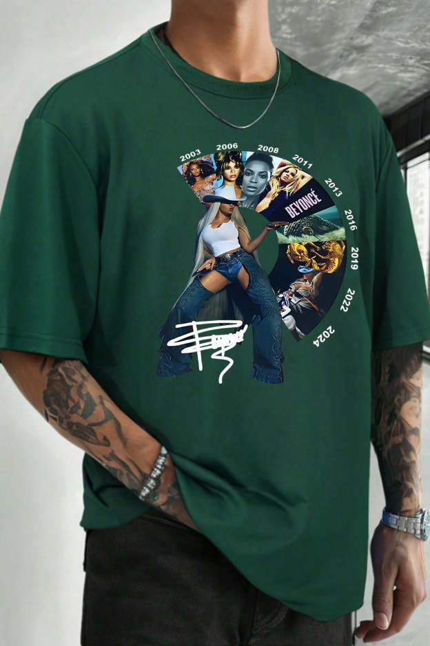 Beyoncé Carter Cowboy Tour Album Tee For Men