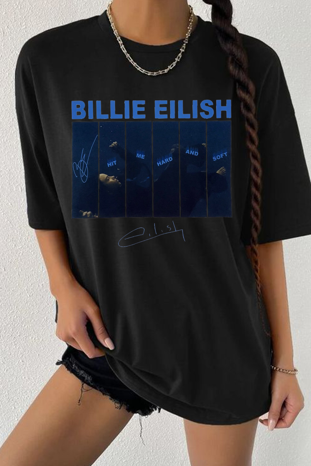 Billie Eilish Short Sleeve Women's Round Neck T-Shirt