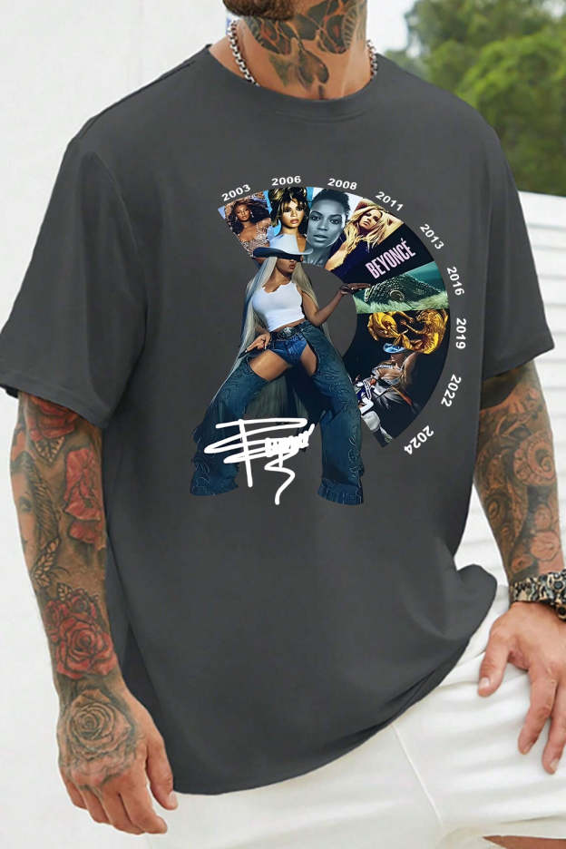 Beyoncé Carter Cowboy Tour Album Tee For Men