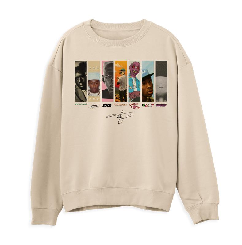 Tyler printed crew neck men's sweatshirt