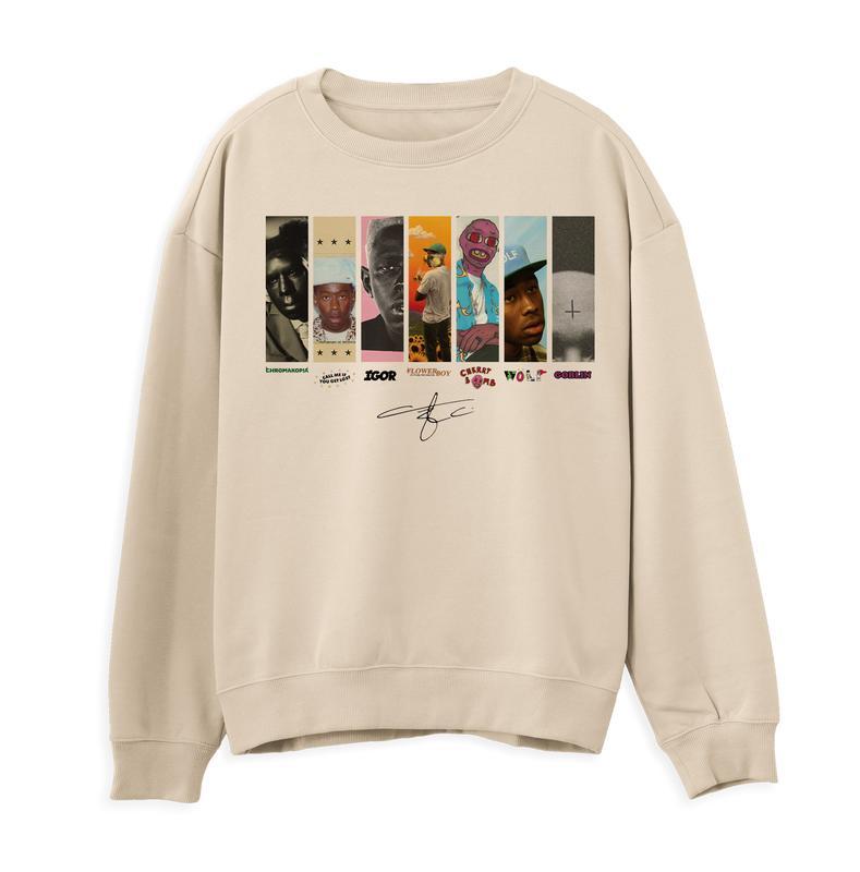 Tyler printed crew neck men's sweatshirt