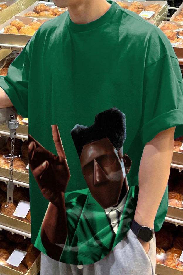 Tyler casual personality men's round neck t-shirt