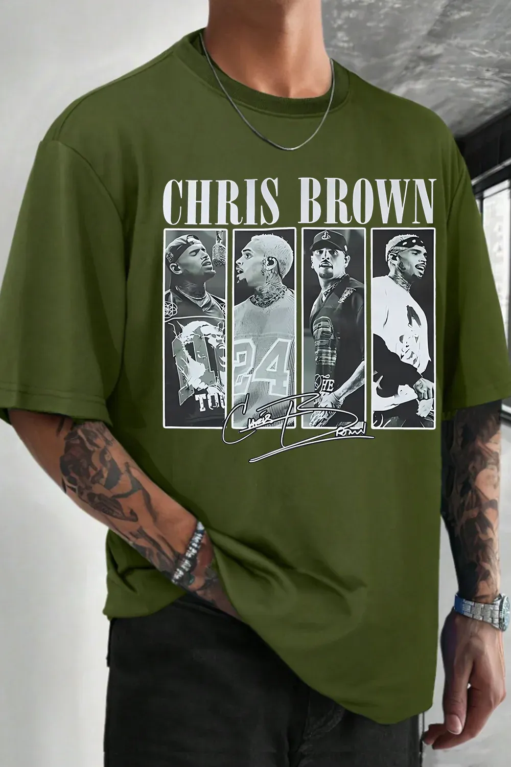 Chris Brown Concert Merch Tee For Men