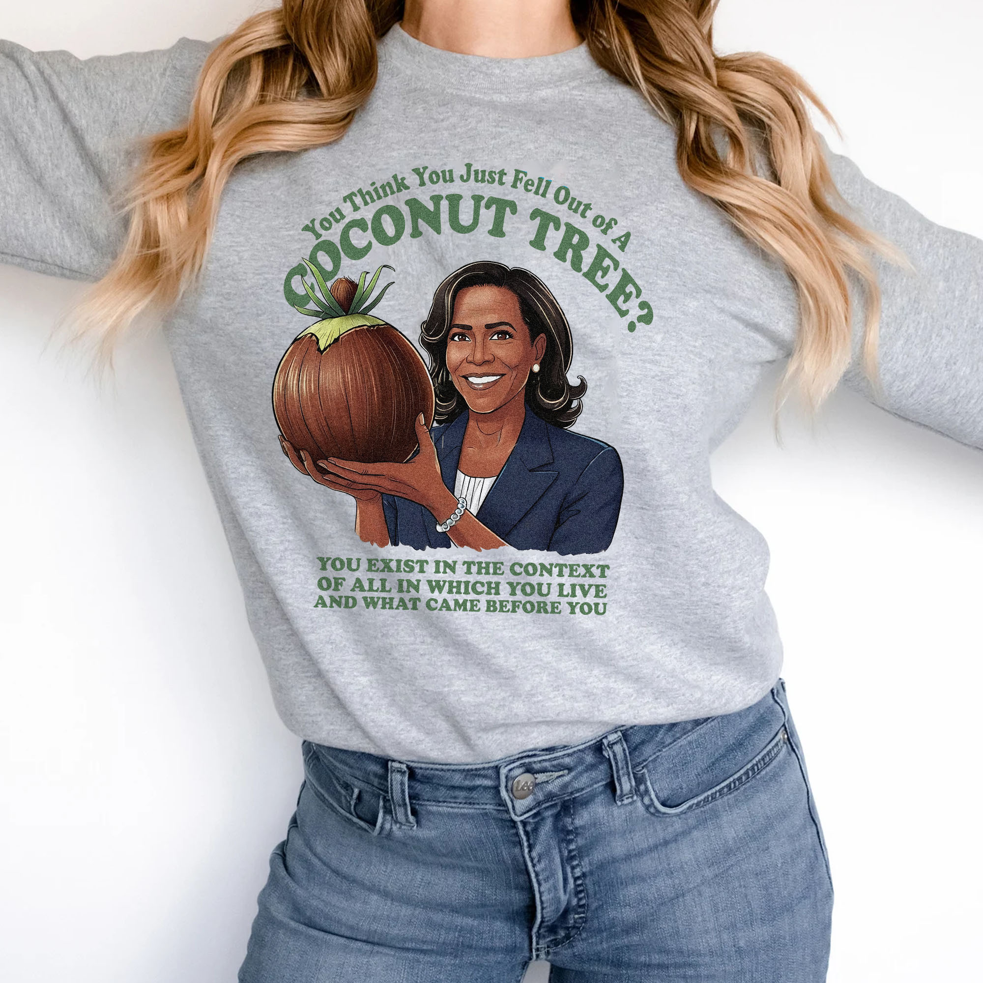 Kamala Coconut Tree 2 Sweatshirt