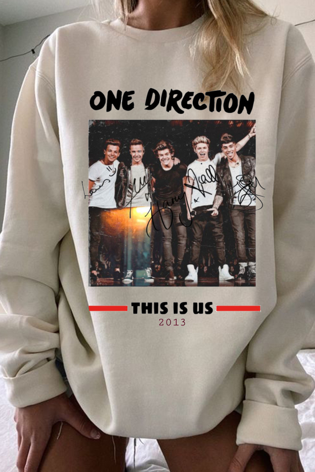 One Direction Crew Neck Long Sleeve Sweatshirt