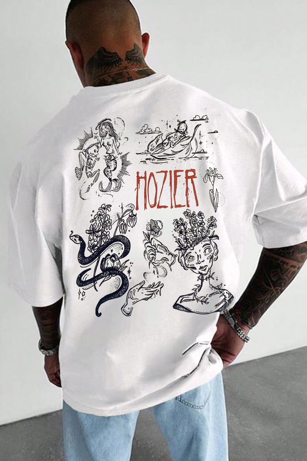 Hozier short sleeve crew neck T-shirt