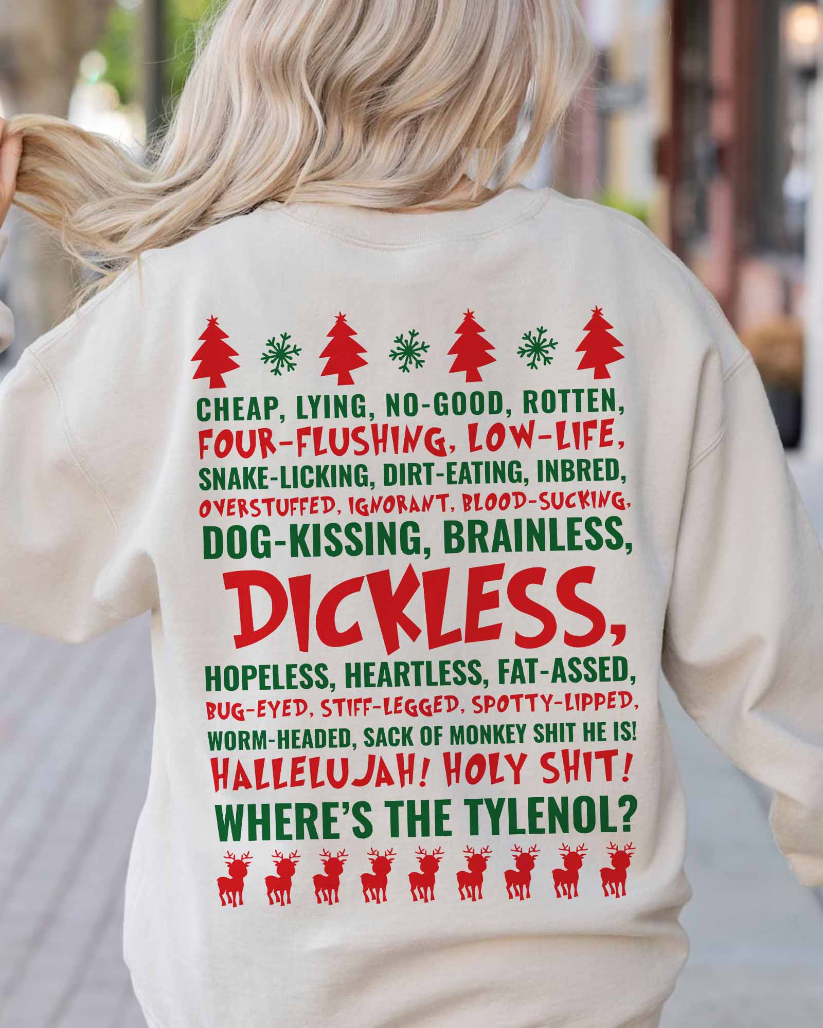 Griswold’s National Lampoon’s Christmas Vacation Dickless 2 sides– Sweatshirt