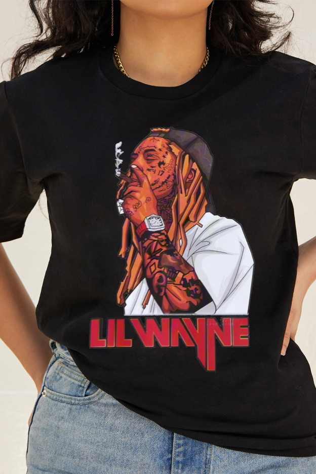 Cartoon Art Print Short-Sleeved T-Shirt