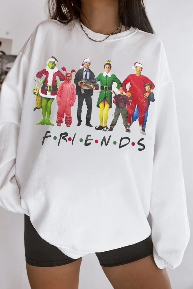 Christmas Cartoon Long Sleeve Sweatshirt