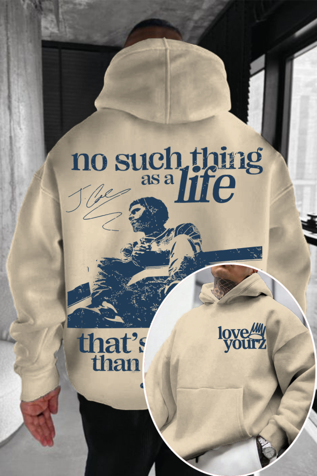 J Cole Hoodie 🔥 Love Yourz Hoodie – No Such Thing As A Life That's Better Than Yourz Vintage Hip Hop Hoodie