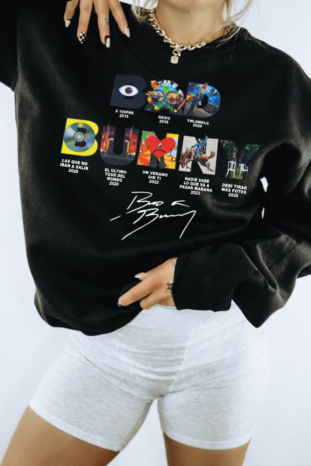 Bad Bunny Concert DTML Album Sweatshirt For WoMen