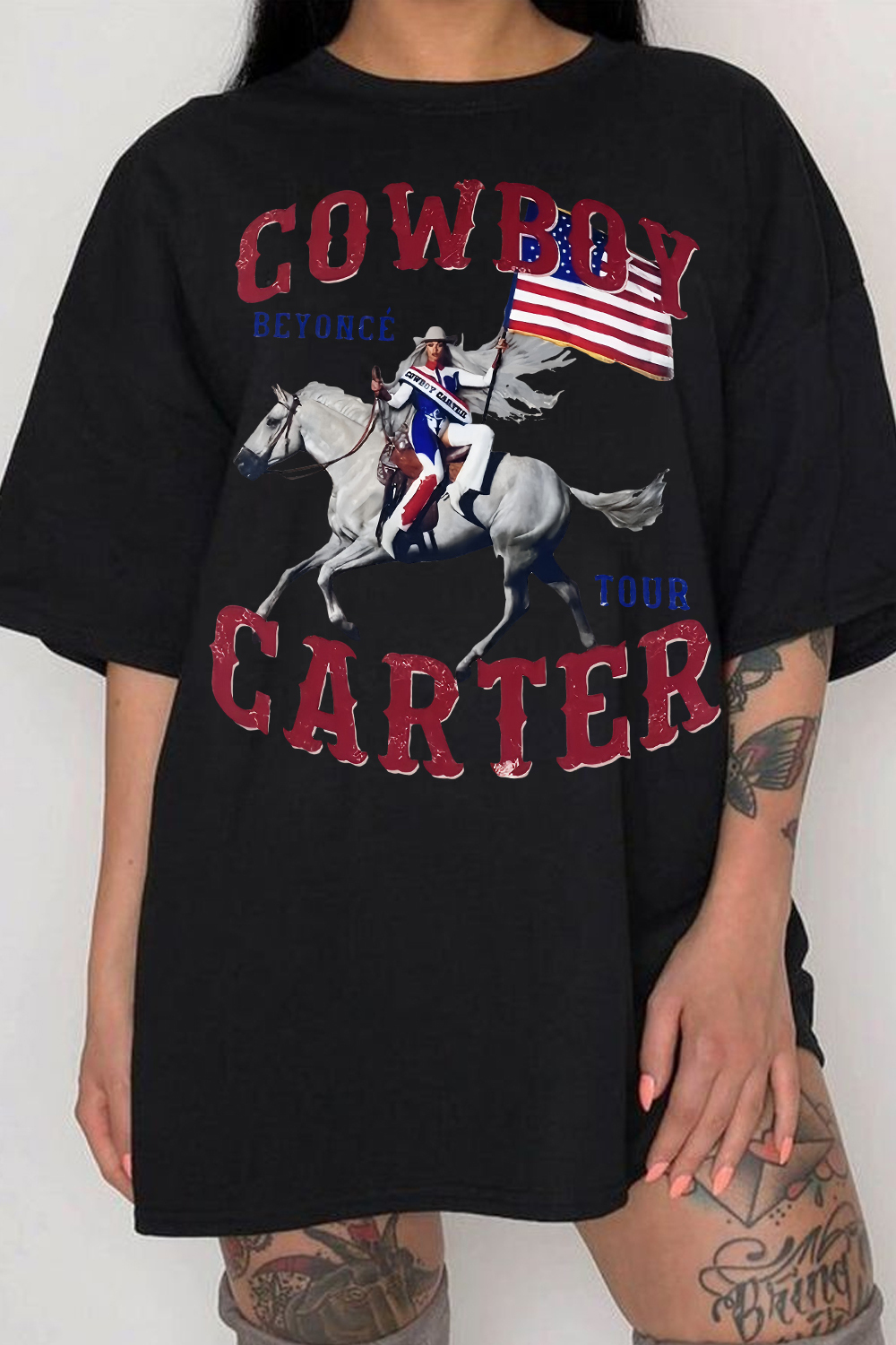 Beyoncé Cowboy Carter Merch Tee For Women