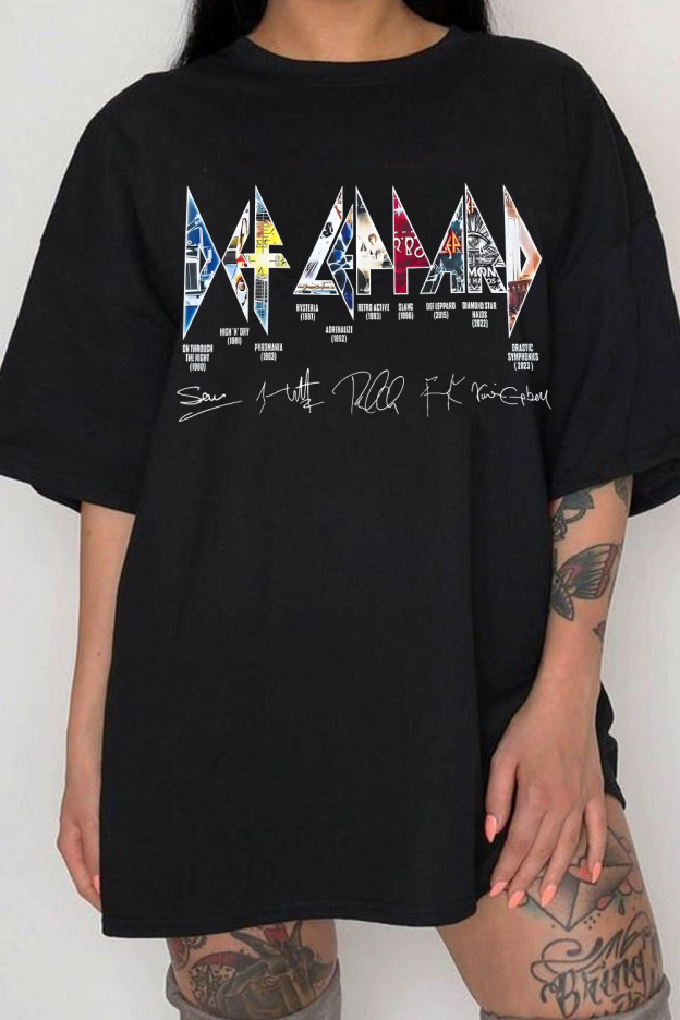 DEF LEPPARD Album WOMEN T-shirt