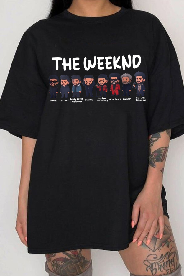 Rock The Weeknd tee and shine brighter for women
