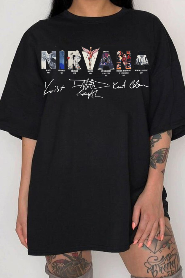 Nirvana shirt For Women