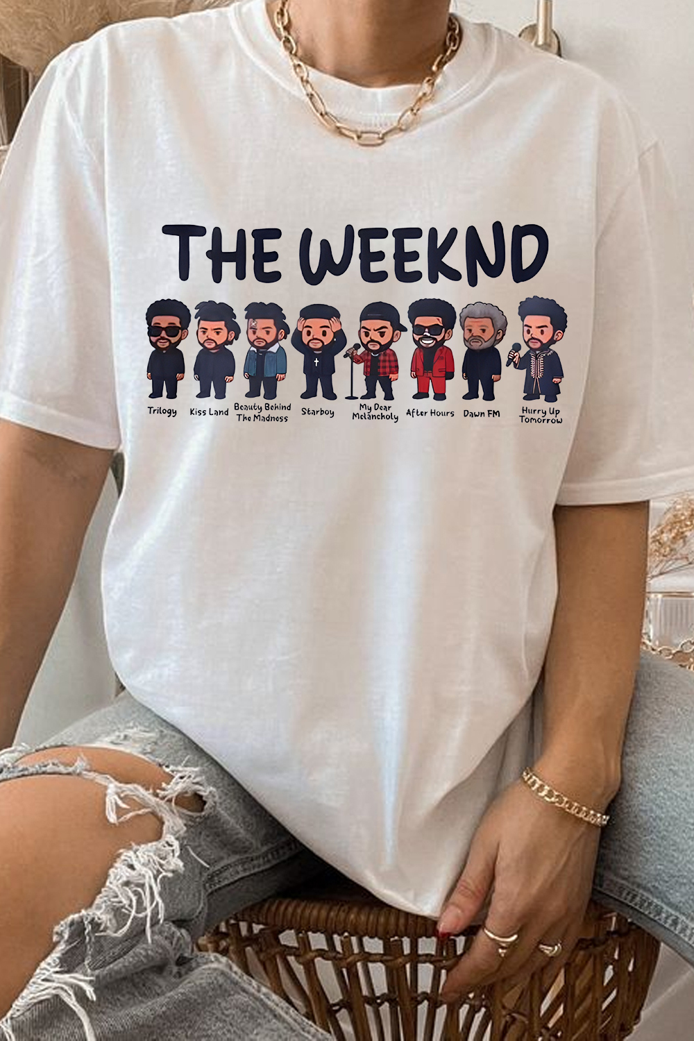 Rock The Weeknd tee and shine brighter for women