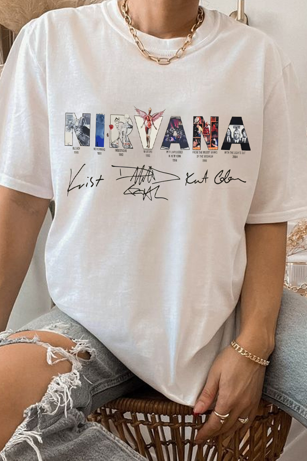 Nirvana shirt For Women