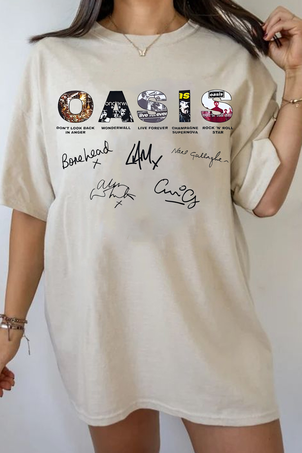 Oasis Unisex T Shirt Definitely Maybe Promo Official Reunion Tour 2025