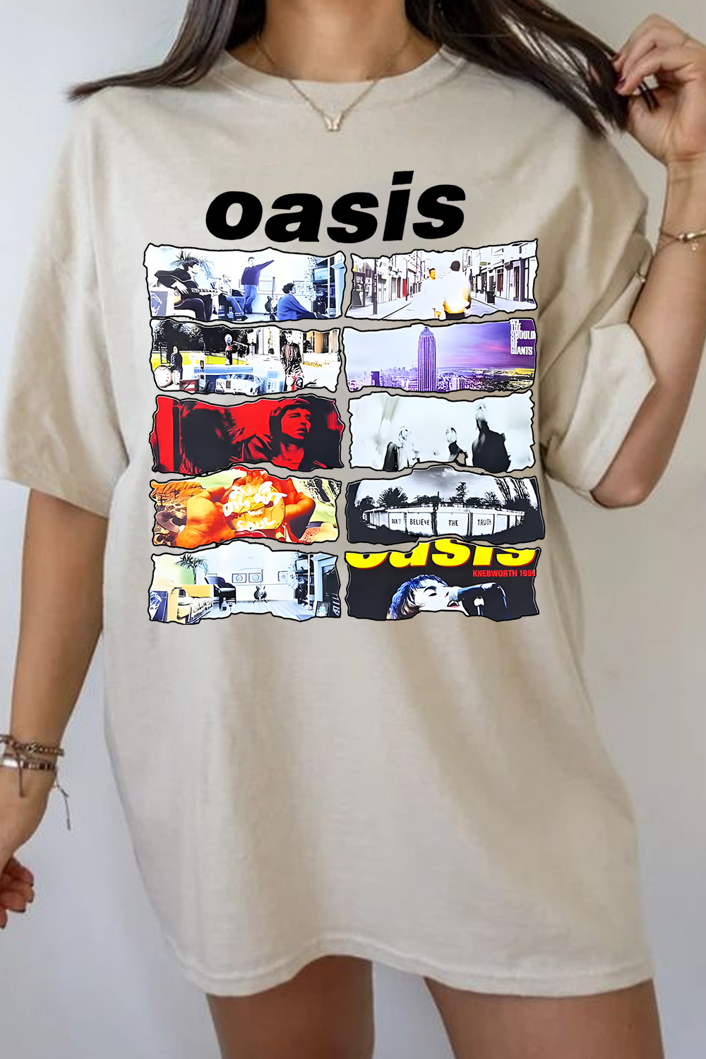 Oasis Unisex T Shirt Definitely Maybe Promo Official Reunion Tour 2025