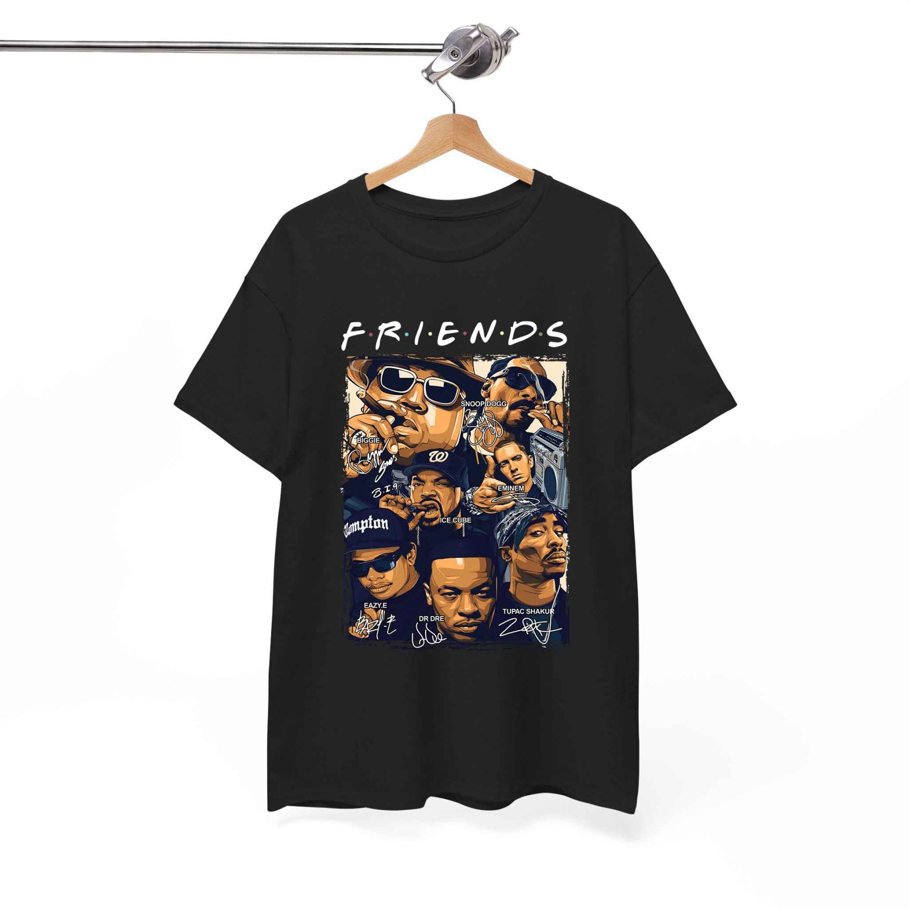 Rapper All Star Friends Funny Hip Hop T-shirt