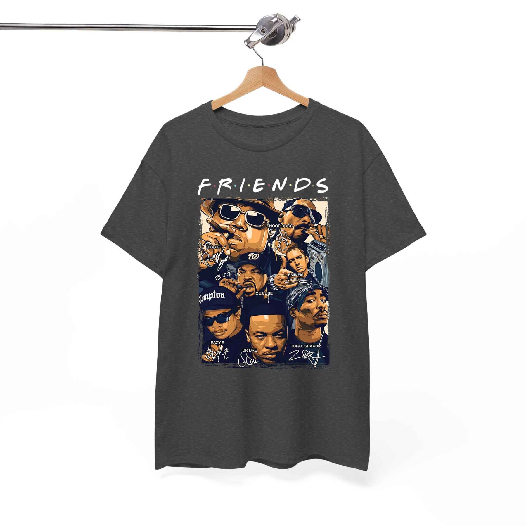 Rapper All Star Friends Funny Hip Hop T-shirt