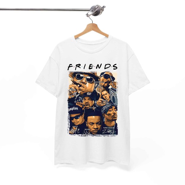 Rapper All Star Friends Funny Hip Hop T-shirt