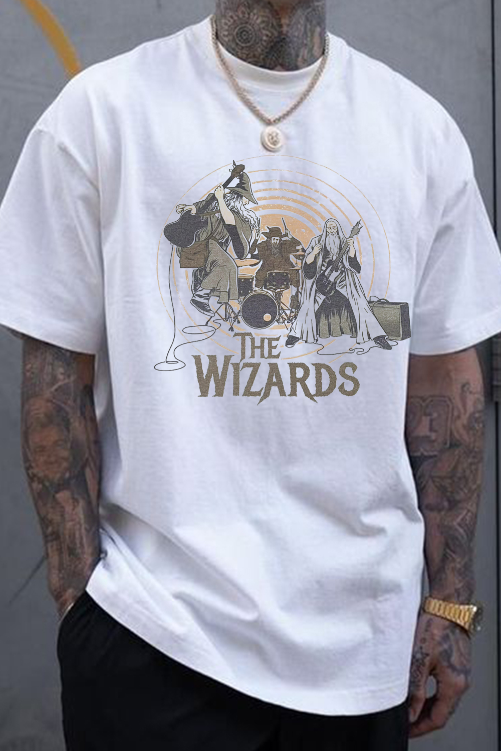 LOTR- The Wizards Band T-shirt