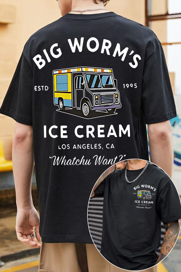 Big Worm Ice Cream Friday Movie Unisex Shirt