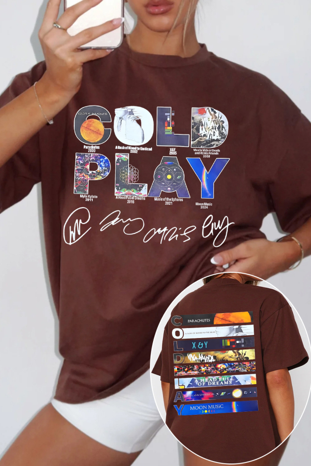coldplay 2025 shirt For Women